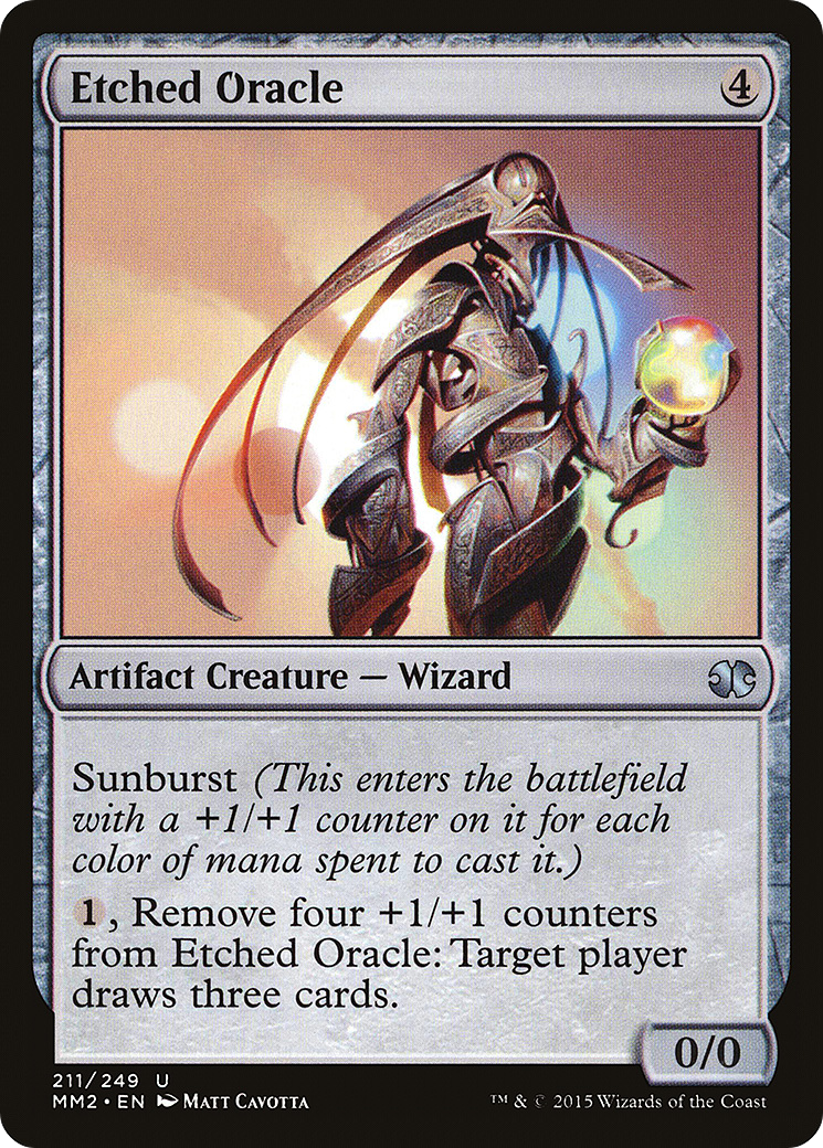Etched Oracle (MM2-211) - Modern Masters 2015 Foil