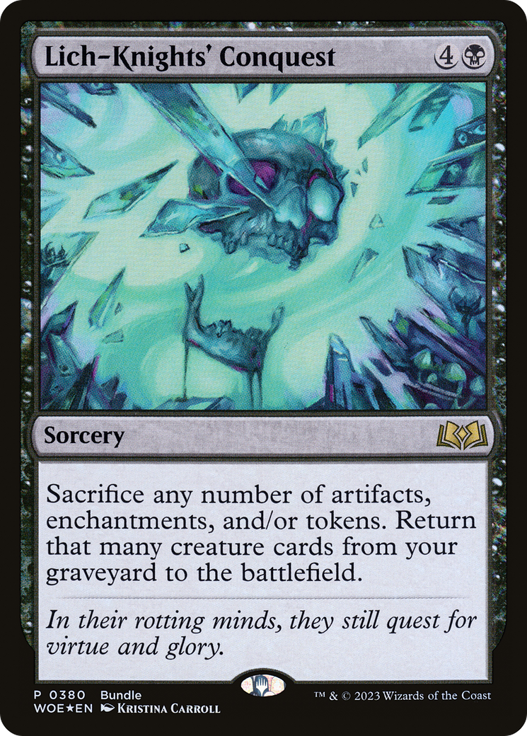 Lich-Knights' Conquest (UMP-380) - Wilds of Eldraine Foil