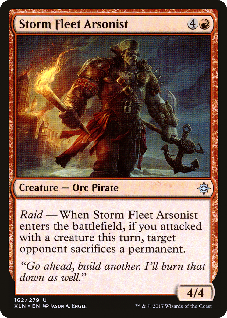 Storm Fleet Arsonist (XLN-162) - Ixalan Foil