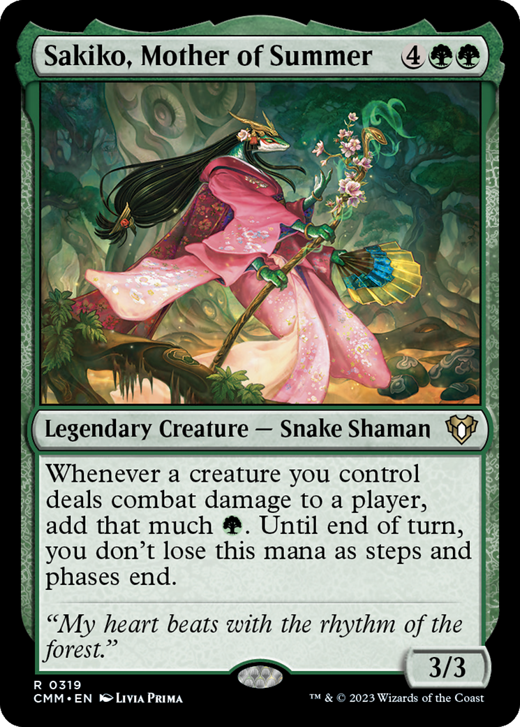 Sakiko, Mother of Summer (CMM-319) - Commander Masters