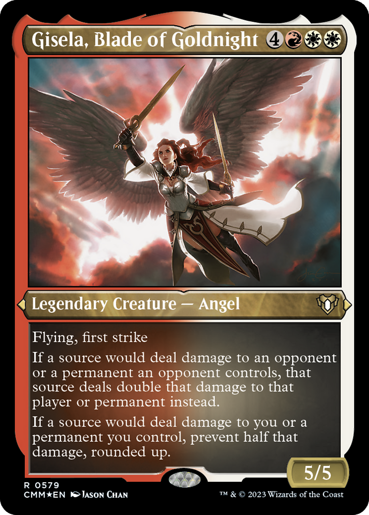 Gisela, Blade of Goldnight (CMM-579) - Commander Masters Etched Foil