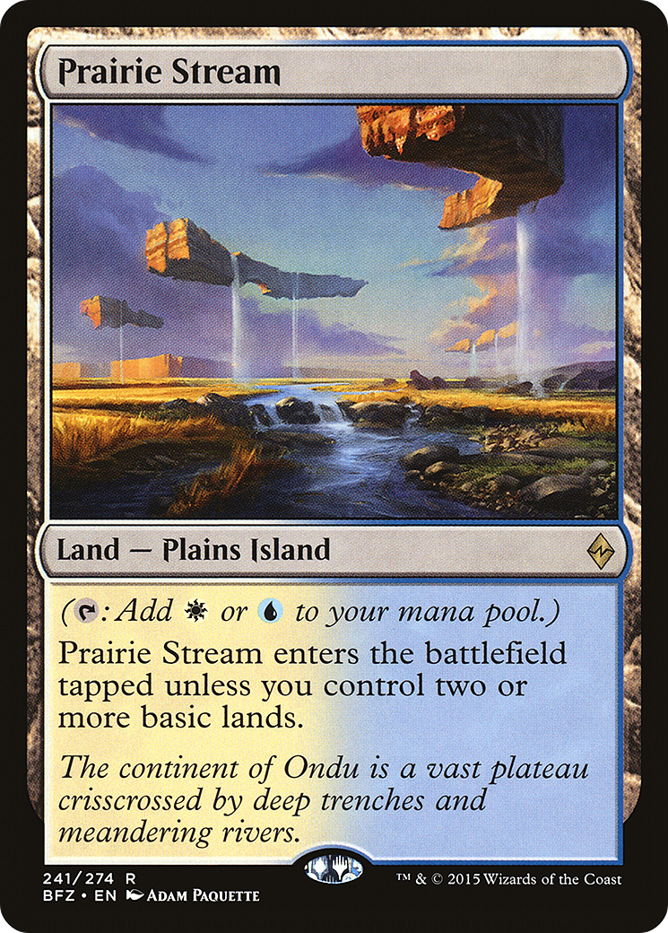 Prairie Stream (BFZ-241) - Battle for Zendikar Foil