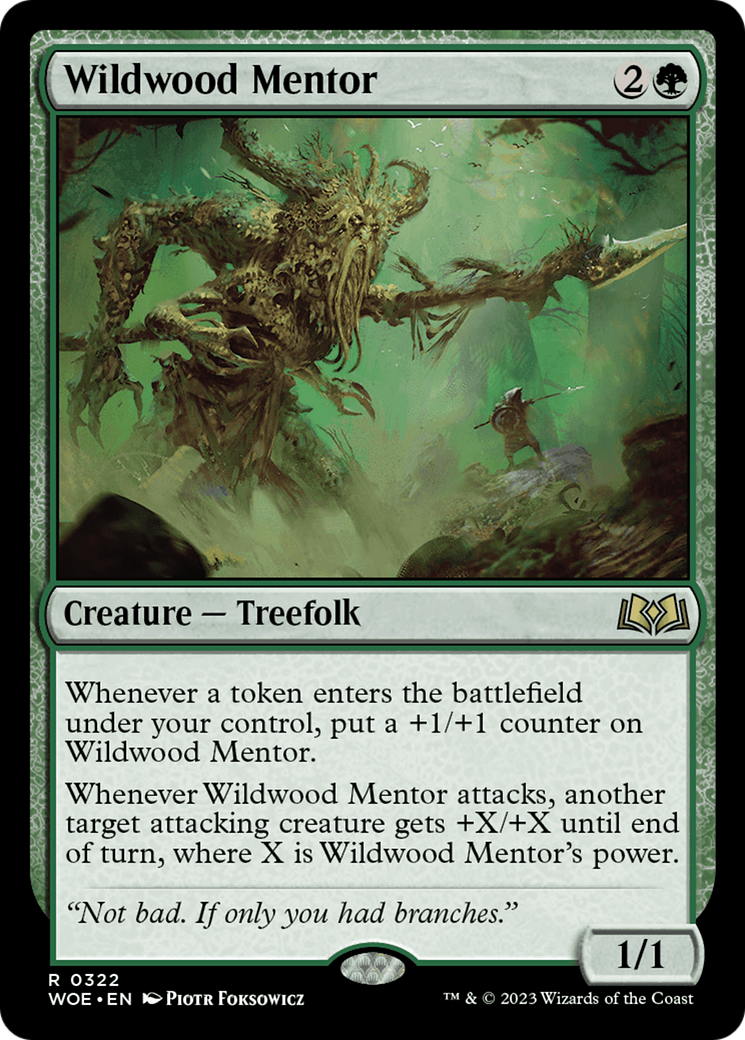 Wildwood Mentor (WOE-322) - Wilds of Eldraine