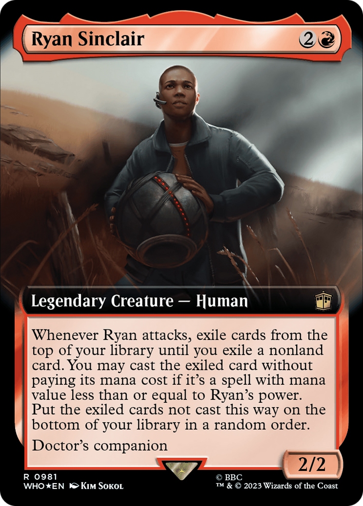 Ryan Sinclair (WHO-981) - Doctor Who: (Extended Art) Foil