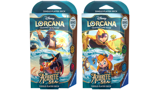 Disney Lorcana TCG: Series 6 Azurite Sea Starter Deck (Pair)