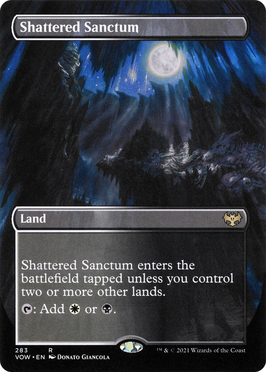 Shattered Sanctum (VOW-283) - Innistrad: Crimson Vow (Borderless) Foil