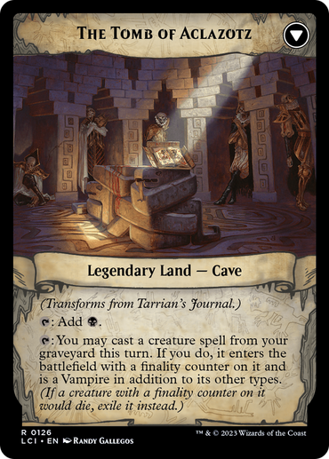 Tarrian's Journal // The Tomb of Aclazotz (LCI-126) - The Lost Caverns of Ixalan