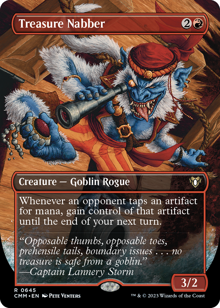 Treasure Nabber (CMM-645) - Commander Masters (Borderless)