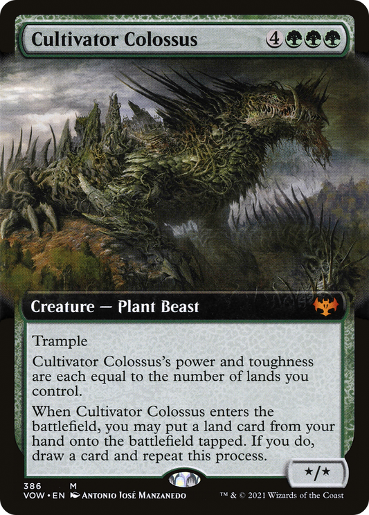 Cultivator Colossus (VOW-386) - Innistrad: Crimson Vow: (Extended Art)