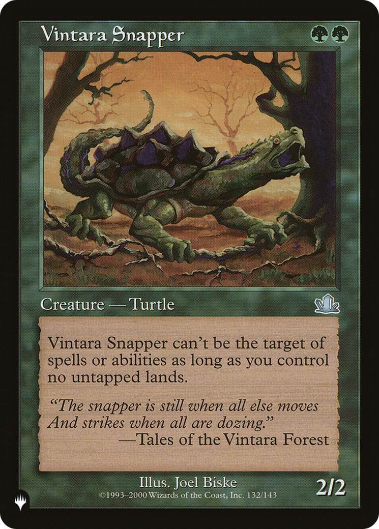 Vintara Snapper (LIST-PCY-132) - The List