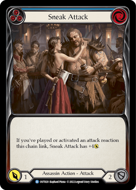 SNEAK ATTACK (BLUE) / Rare / OUT