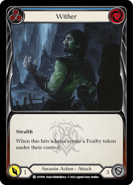 WITHER (BLUE) / Common / OUT