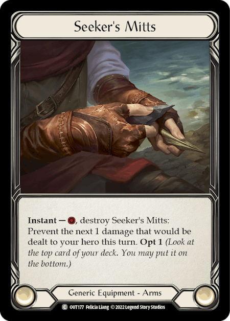 SEEKER'S MITTS / Common / OUT