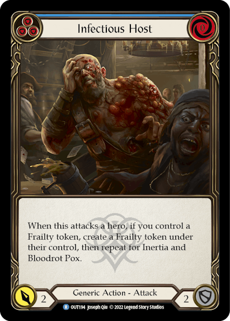 INFECTIOUS HOST (BLUE) / Rare / OUT
