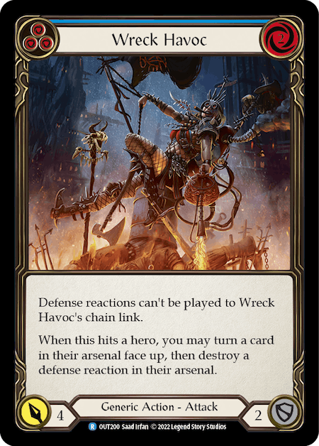 WRECK HAVOC (BLUE) / Rare / OUT