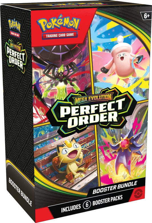 PREORDER! Pokémon TCG: Mega Evolution— Perfect Order Booster Bundle