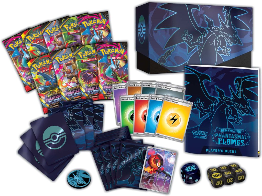 PREORDER! Pokemon TCG: Mega Evolution - Phantasmal Flames Elite Trainer Box