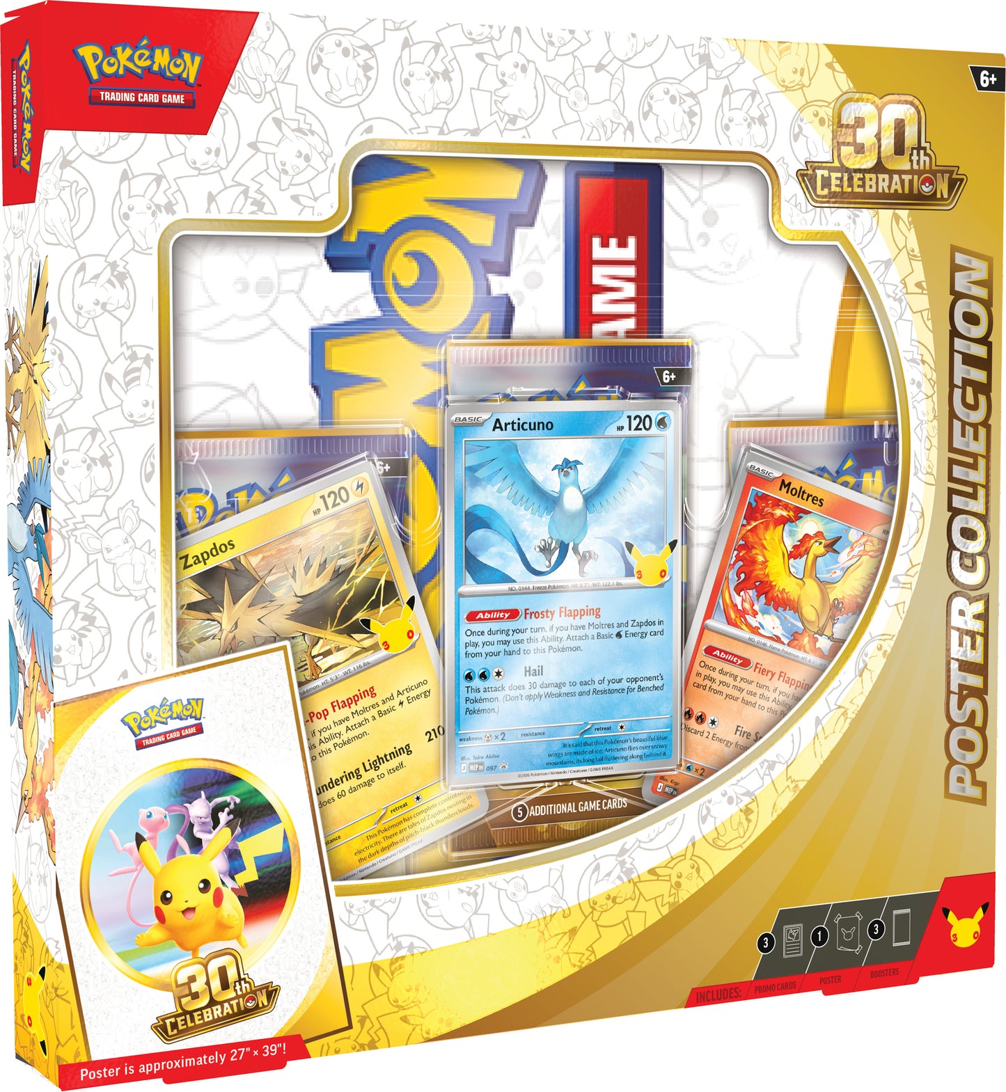 PREORDER - Pokemon TCG 30th Celebration Poster Box
