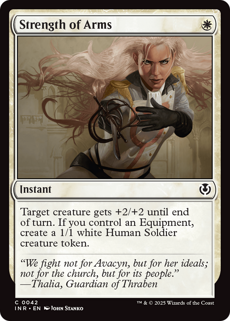 Strength of Arms (INR-042) - Innistrad Remastered Foil