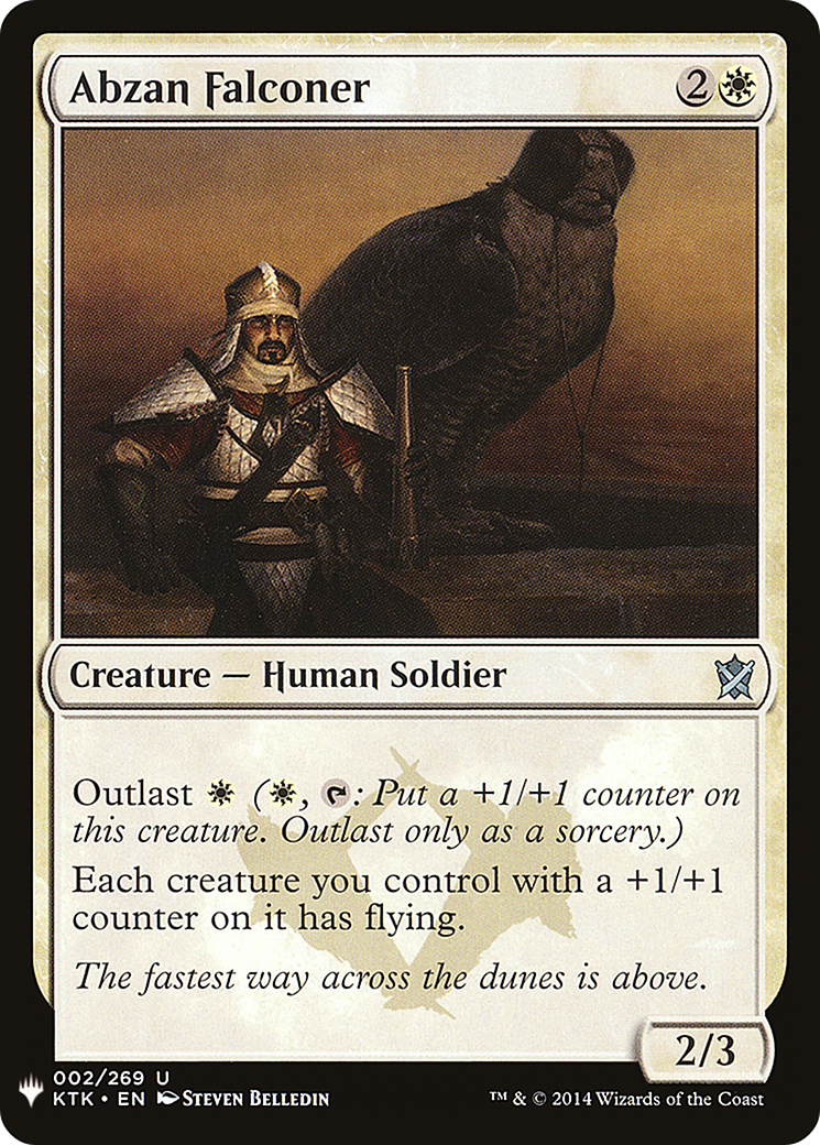 Abzan Falconer (LIST-KTK-2) - The List