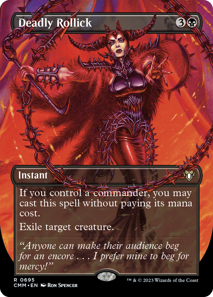 Deadly Rollick (CMM-695) - Commander Masters (Borderless) Foil