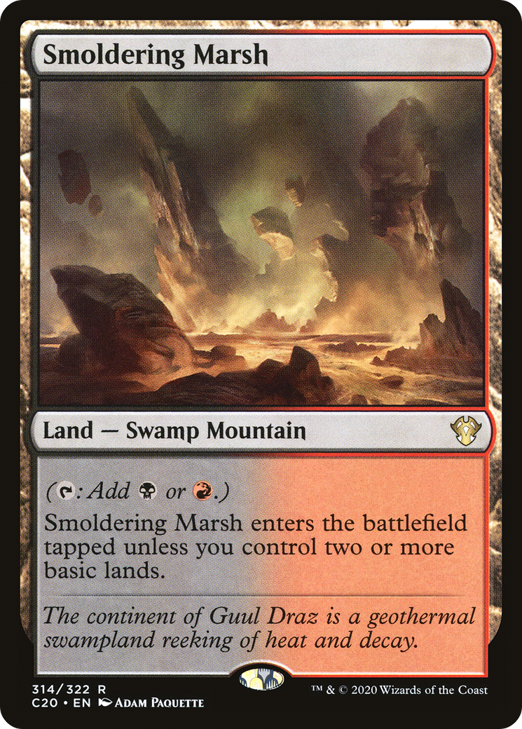 Smoldering Marsh (C20-314) - Commander 2020