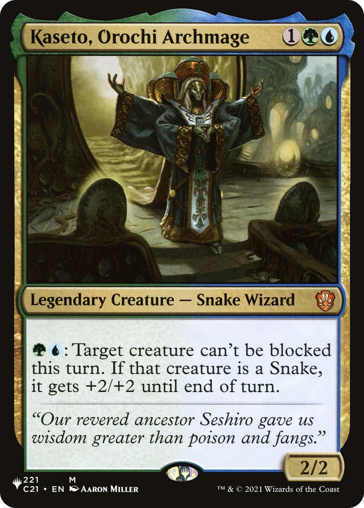 Kaseto, Orochi Archmage (LIST-C21-221) - The List