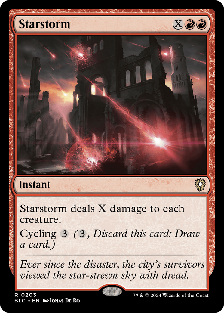 Starstorm (BLC-203) - Bloomburrow Commander