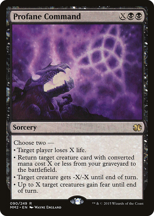 Profane Command (MM2-090) - Modern Masters 2015