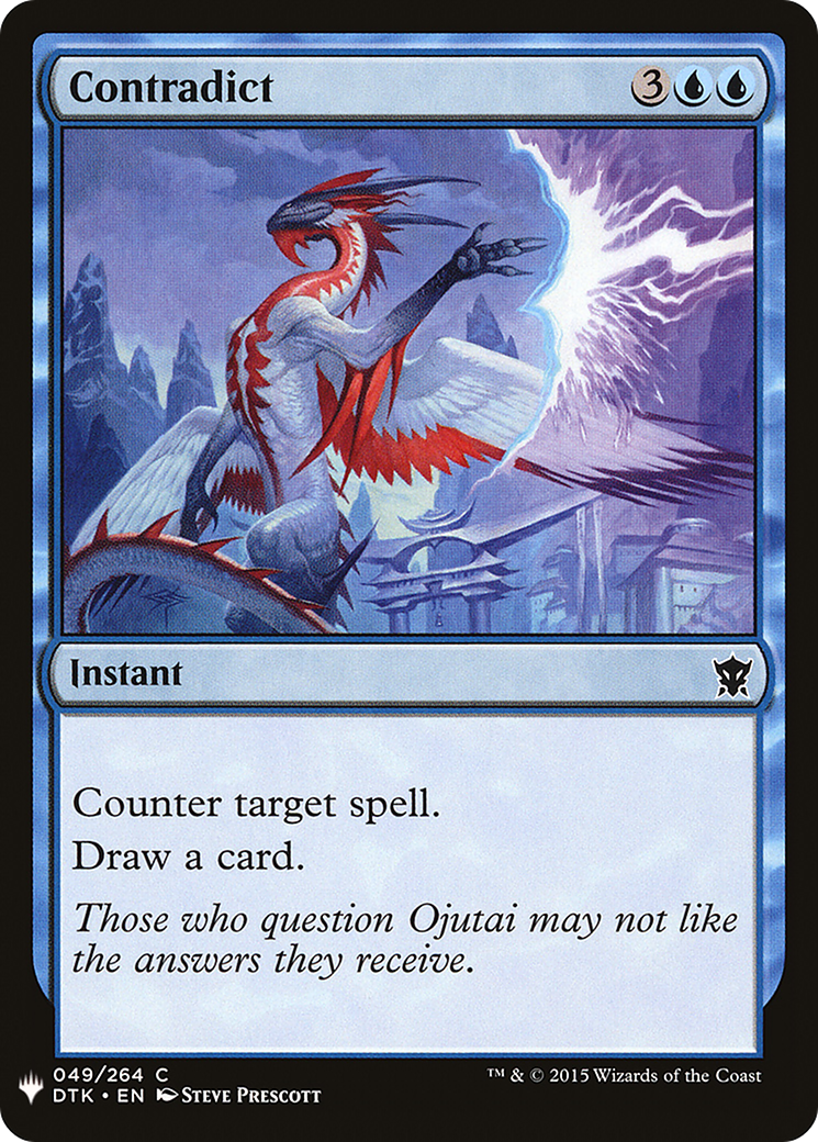 Contradict (LIST-DTK-49) - The List