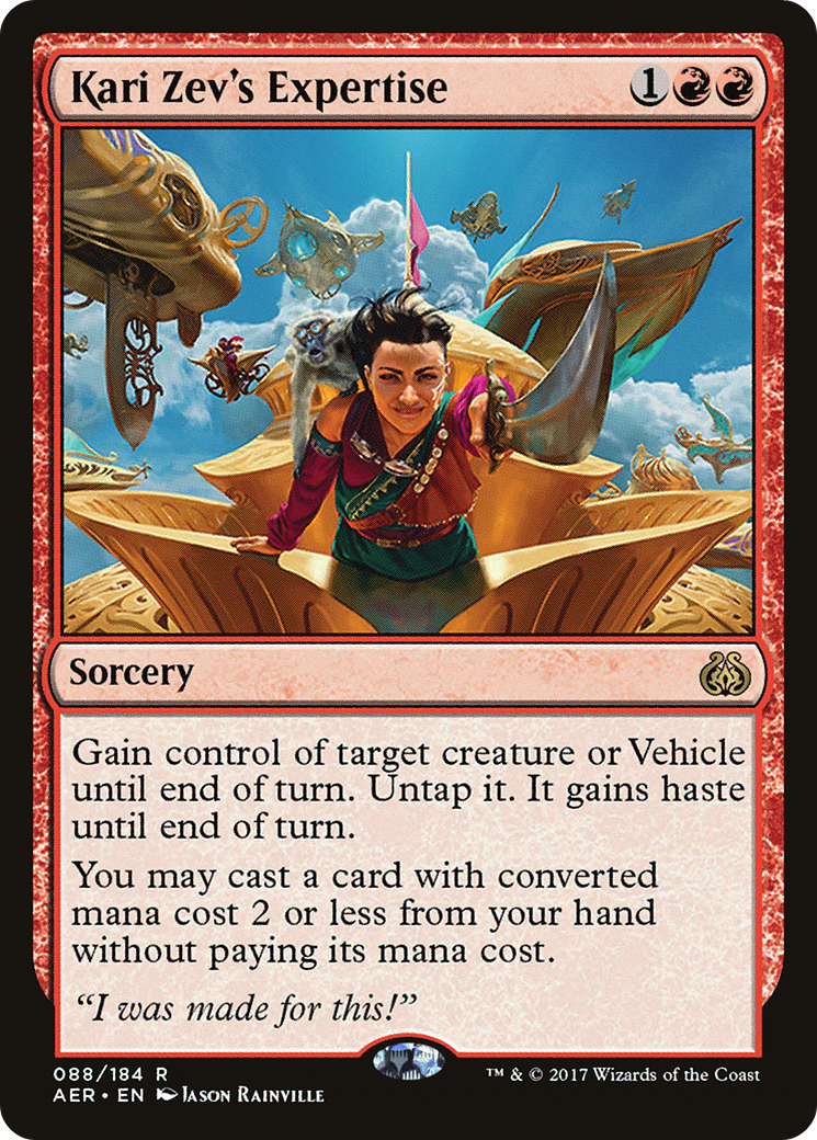 Kari Zev's Expertise (AER-088) - Aether Revolt