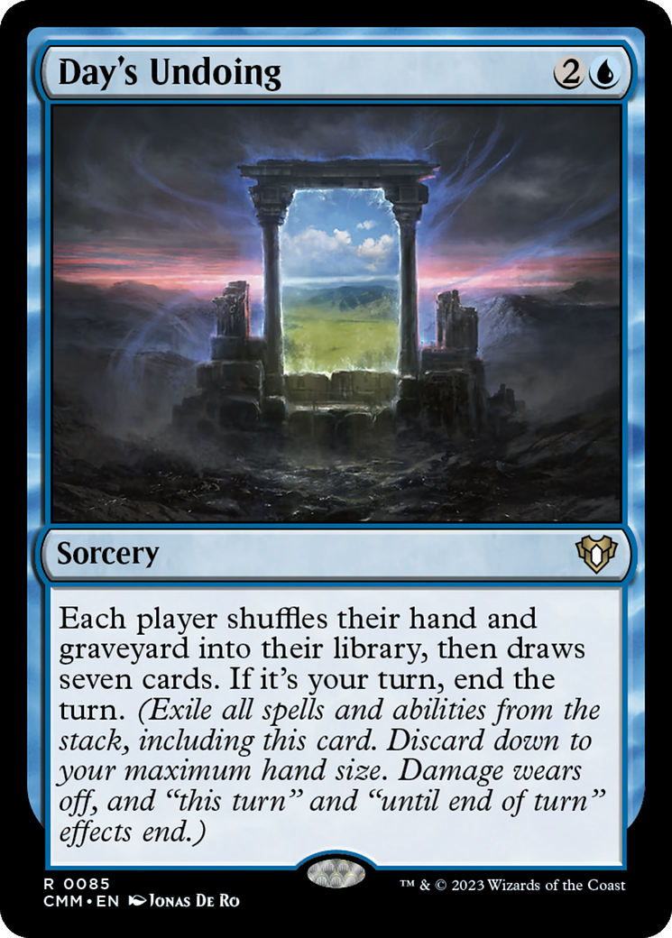 Day's Undoing (CMM-085) - Commander Masters Foil