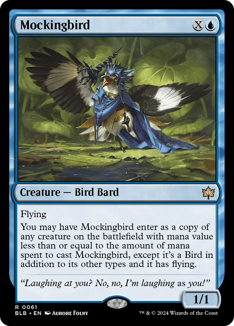 Mockingbird (BLB-061) - Bloomburrow Foil