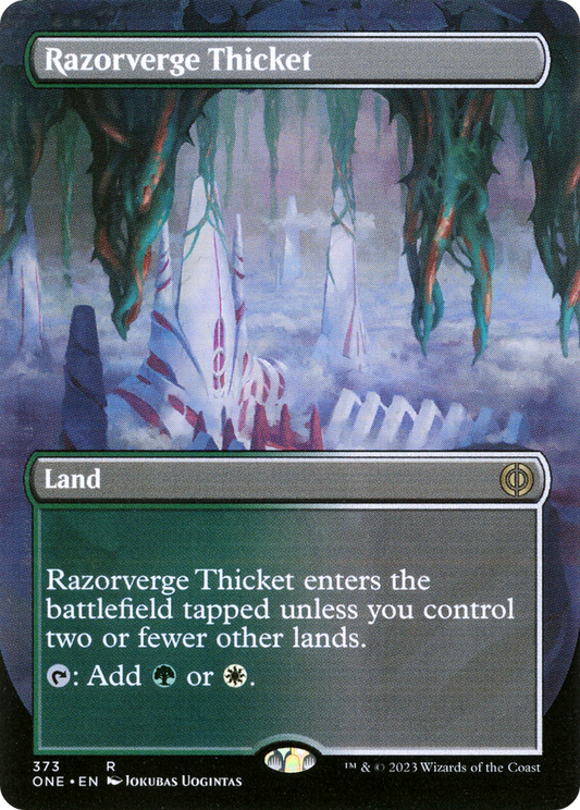 Razorverge Thicket (ONE-373) - Phyrexia: All Will Be One (Borderless)