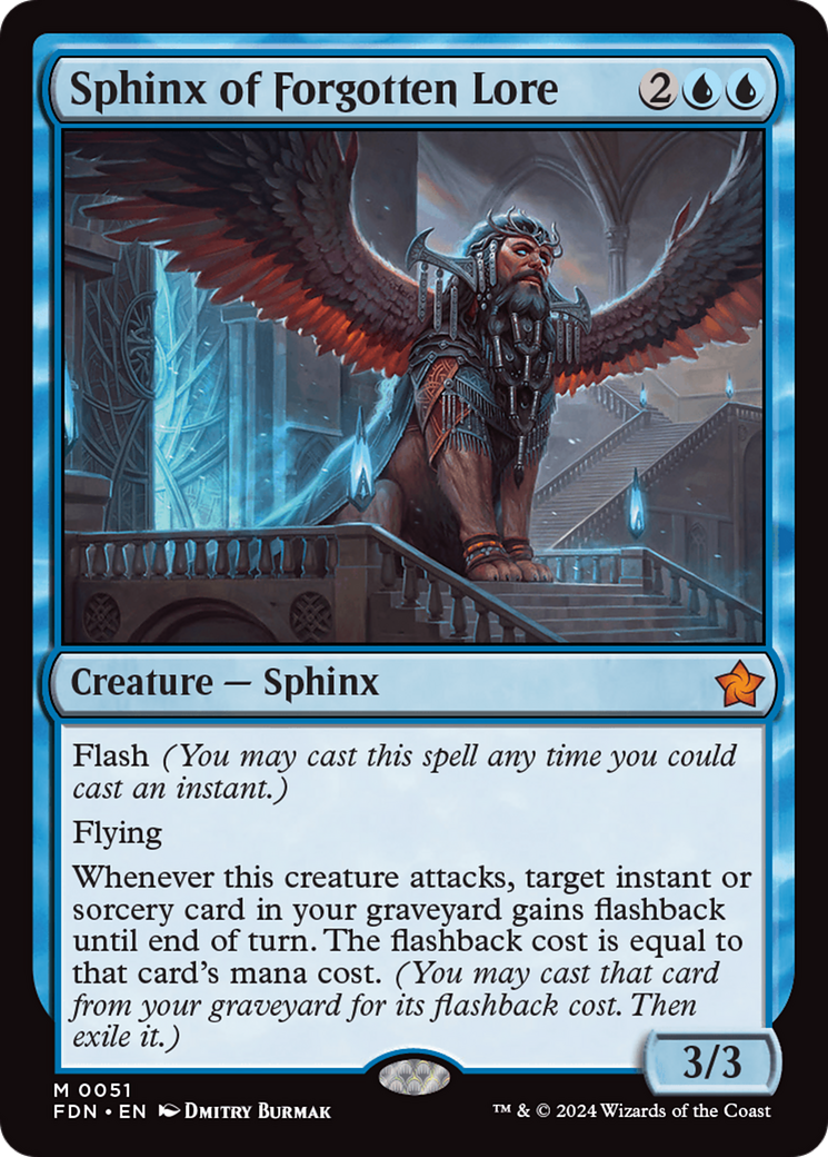 Sphinx of Forgotten Lore (FDN-051) - Foundations