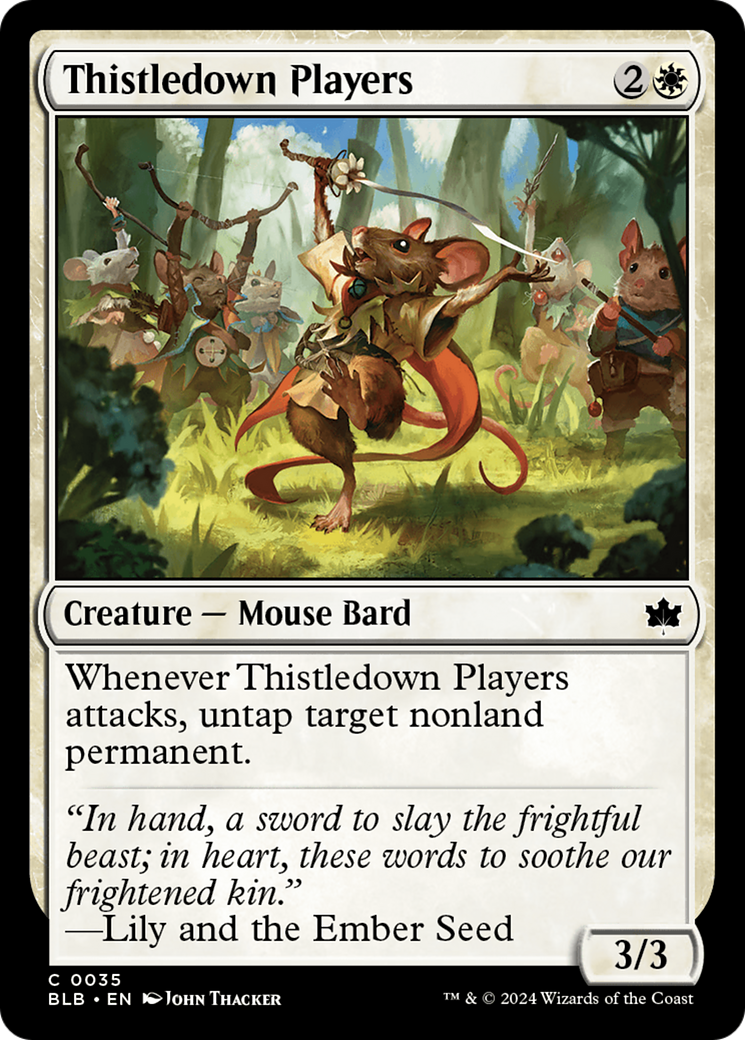 Thistledown Players (BLB-035) - Bloomburrow Foil