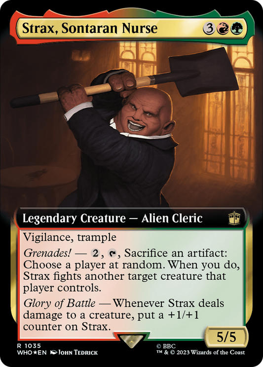 Strax, Sontaran Nurse (WHO-1035) - Doctor Who: (Extended Art) Foil
