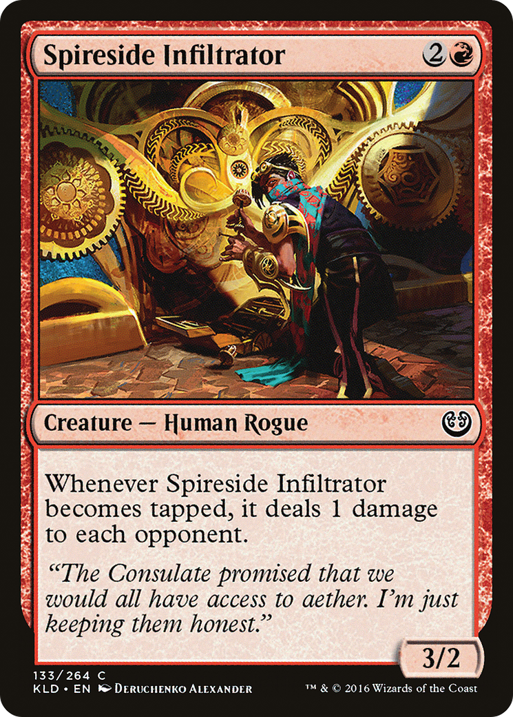 Spireside Infiltrator (KLD-133) - Kaladesh Foil