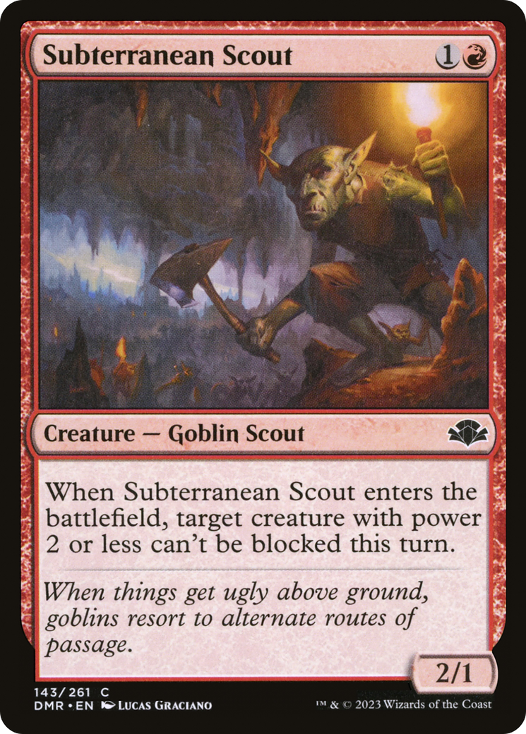 Subterranean Scout (DMR-143) - Dominaria Remastered