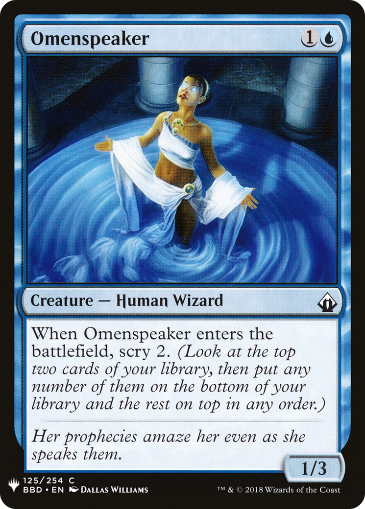 Omenspeaker (LIST-BBD-125) - The List