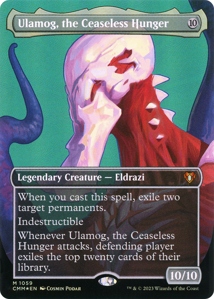 Ulamog, the Ceaseless Hunger (CMM-1059) - Commander Masters (Borderless) Foil