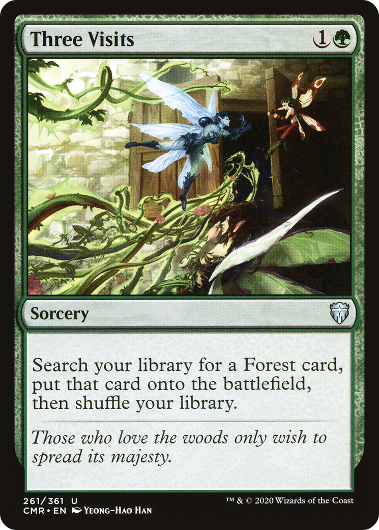 Three Visits (CMR-261) - Commander Legends Foil