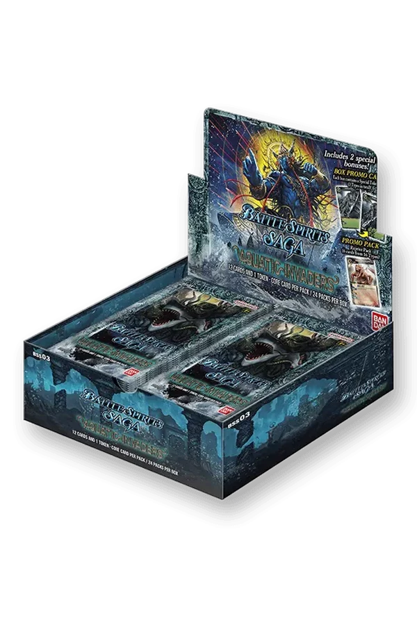 Battle Spirits Saga Card Game Set 03 Aquatic Invaders Booster Display / 24 Packs