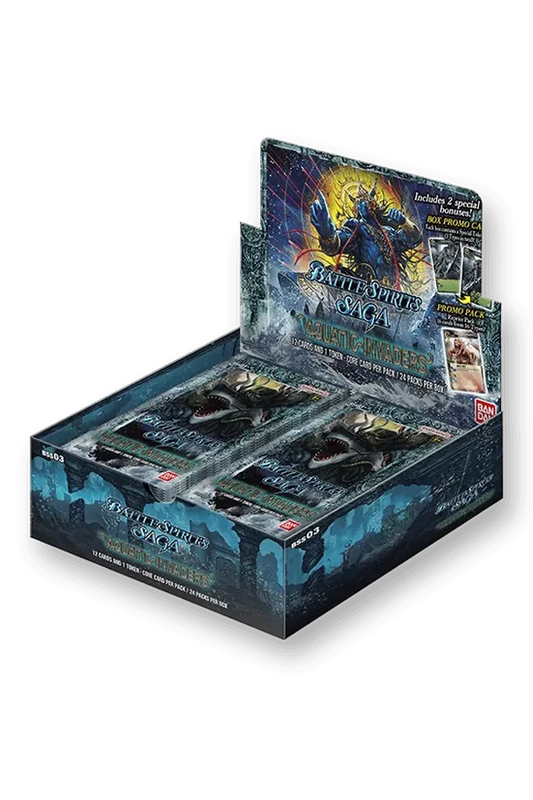 Battle Spirits Saga Card Game Set 03 Aquatic Invaders Booster Display / 24 Packs