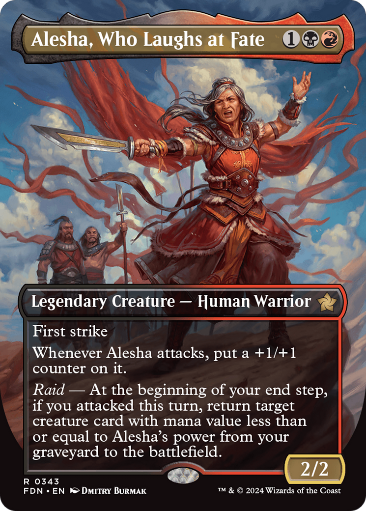 Alesha, Who Laughs at Fate (FDN-343) - Foundations (Borderless)