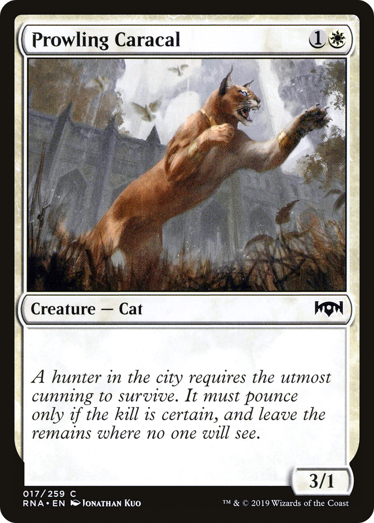 Prowling Caracal (RNA-017) - Ravnica Allegiance Foil