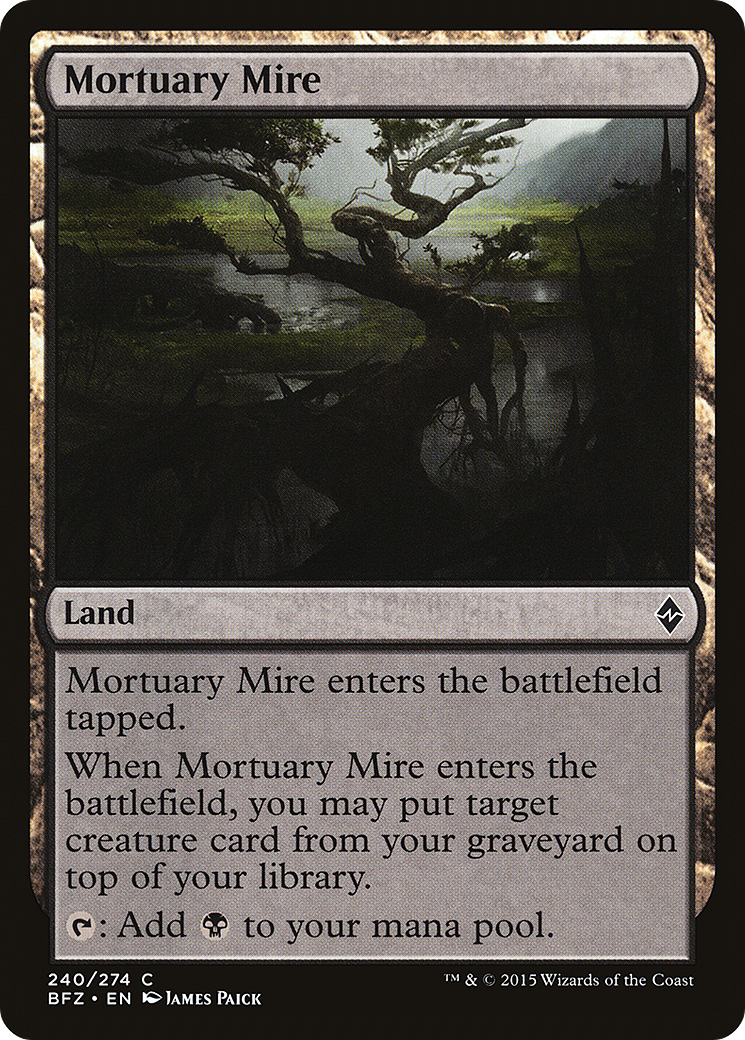 Mortuary Mire (BFZ-240) - Battle for Zendikar Foil