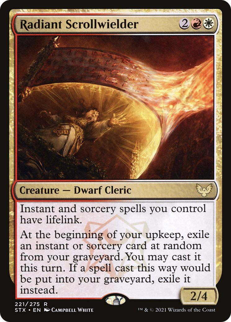 Radiant Scrollwielder (STX-221) - Strixhaven: School of Mages