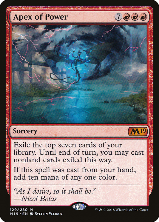 Apex of Power (M19-129) - Core Set 2019