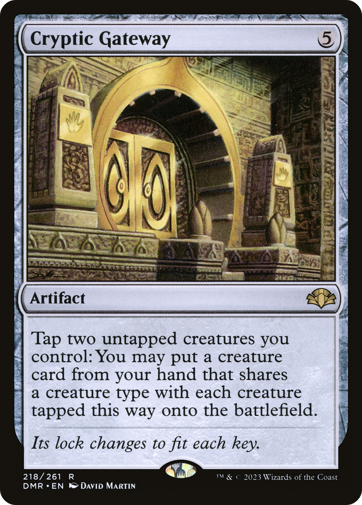 Cryptic Gateway (DMR-218) - Dominaria Remastered